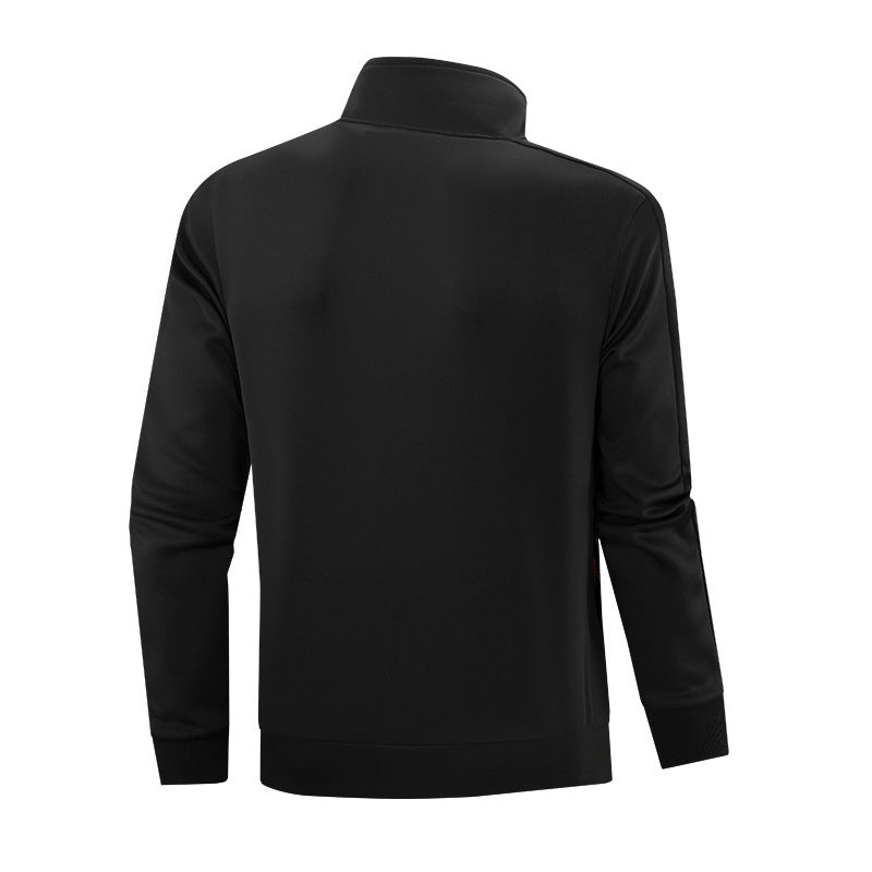 YiSiDa Spring and Autumn Sports Jacket for Men and Women Athletes Breathable Quick-Dry Zipper Long Sleeve Training Wear Minimum order: 1000 pieces