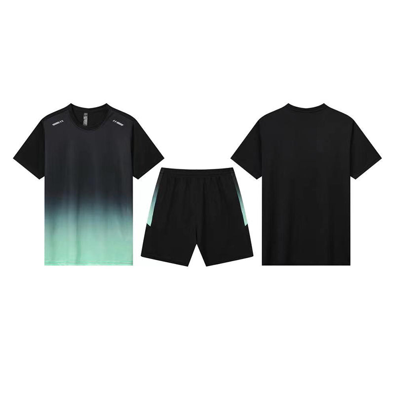 YiSiDa Summer Short Sleeve Sportswear Set for Fitness Training Running Basketball Minimum order: 1000 pieces