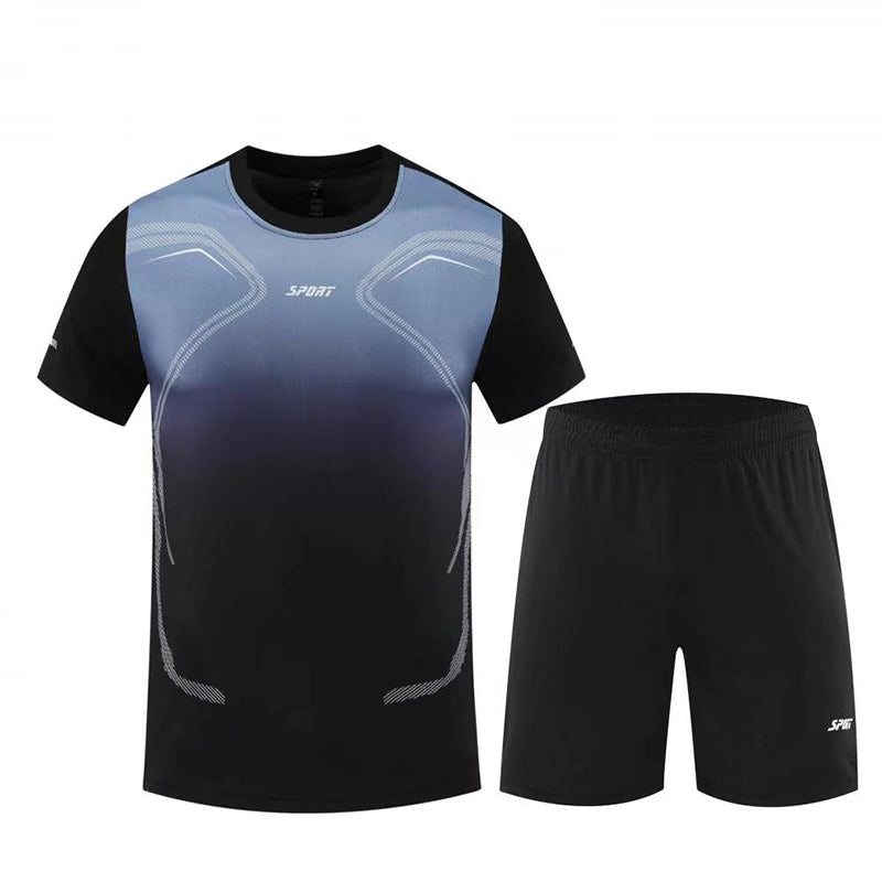 YiSiDa Summer Short Sleeve Sportswear Set for Fitness Training Running Basketball Price for 1000 Pieces