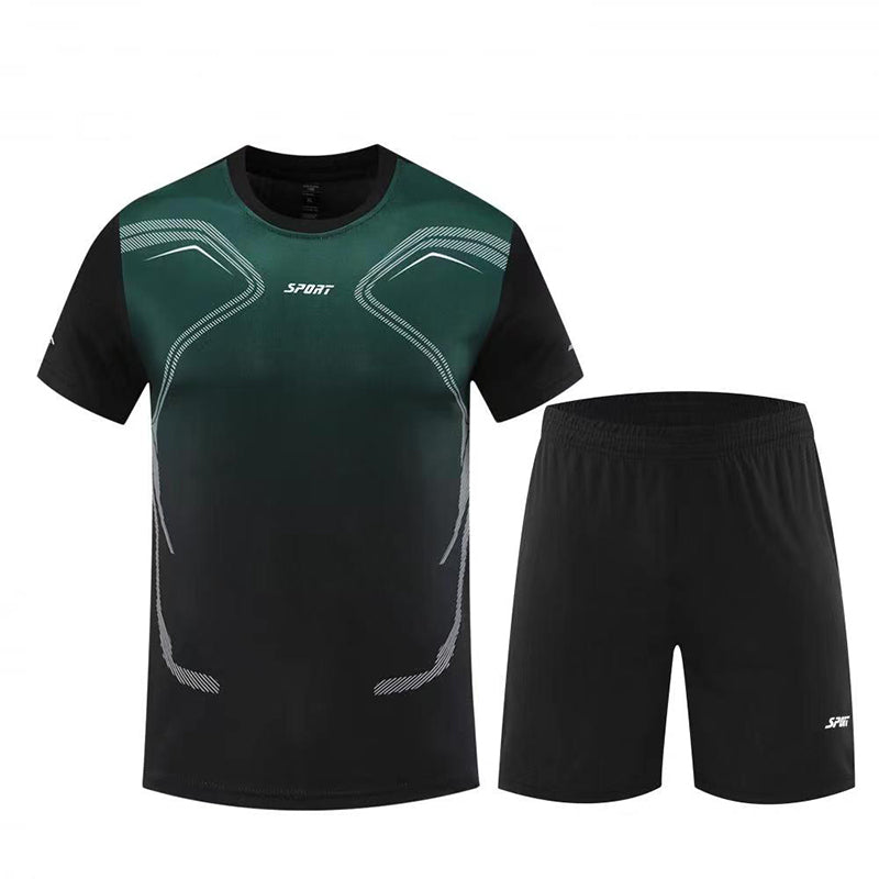 YiSiDa Summer Short Sleeve Sportswear Set for Fitness Training Running Basketball Price for 1000 Pieces