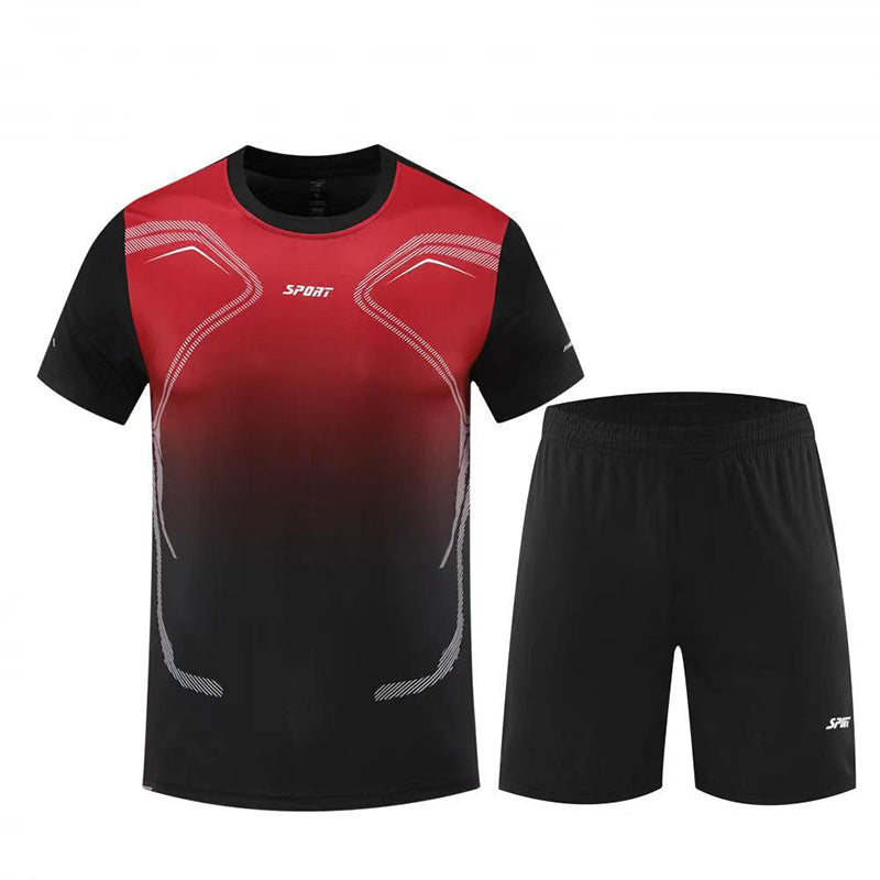 YiSiDa Summer Short Sleeve Sportswear Set for Fitness Training Running Basketball Price for 1000 Pieces